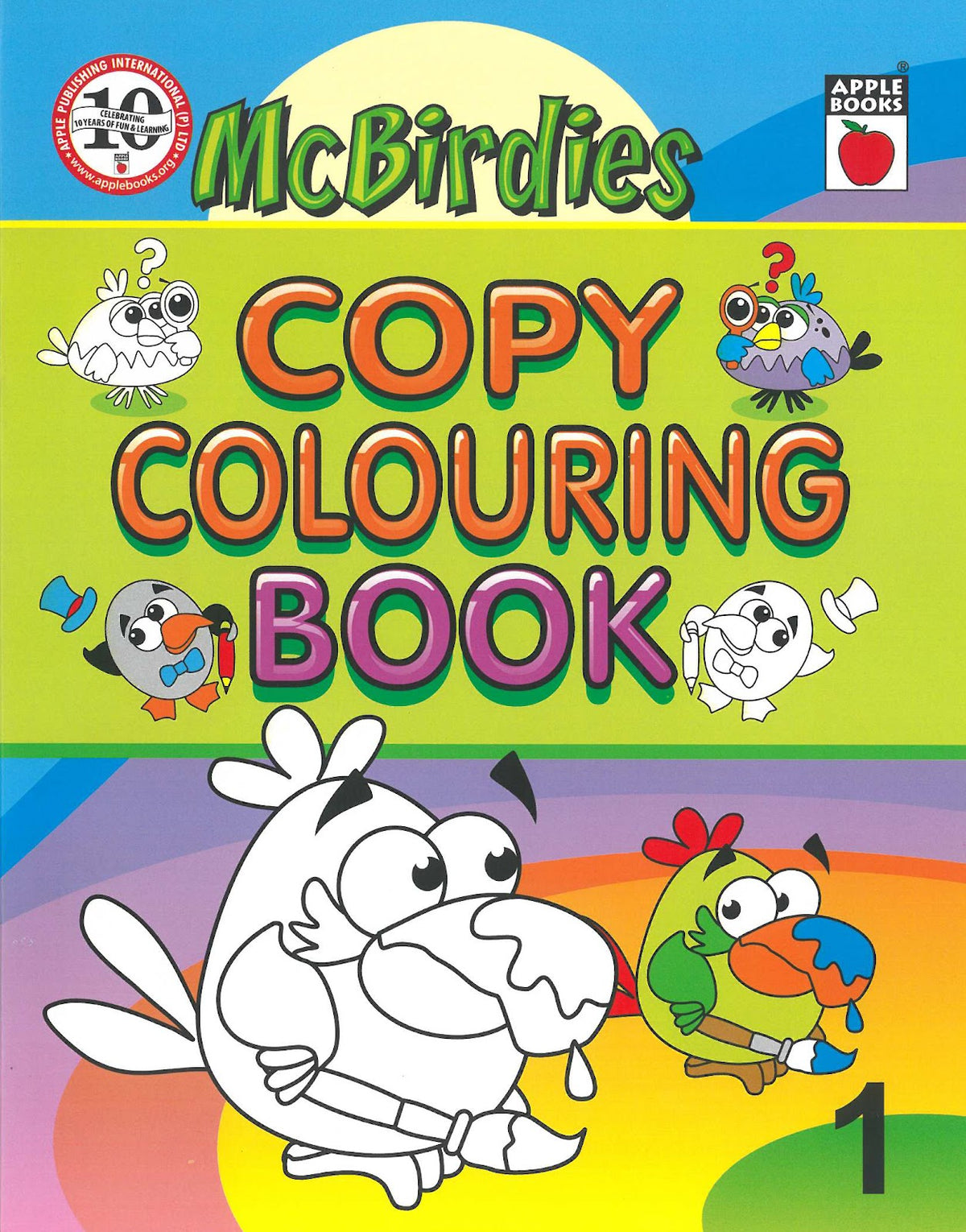 Mc Birdies Copy Colouring Book - 1