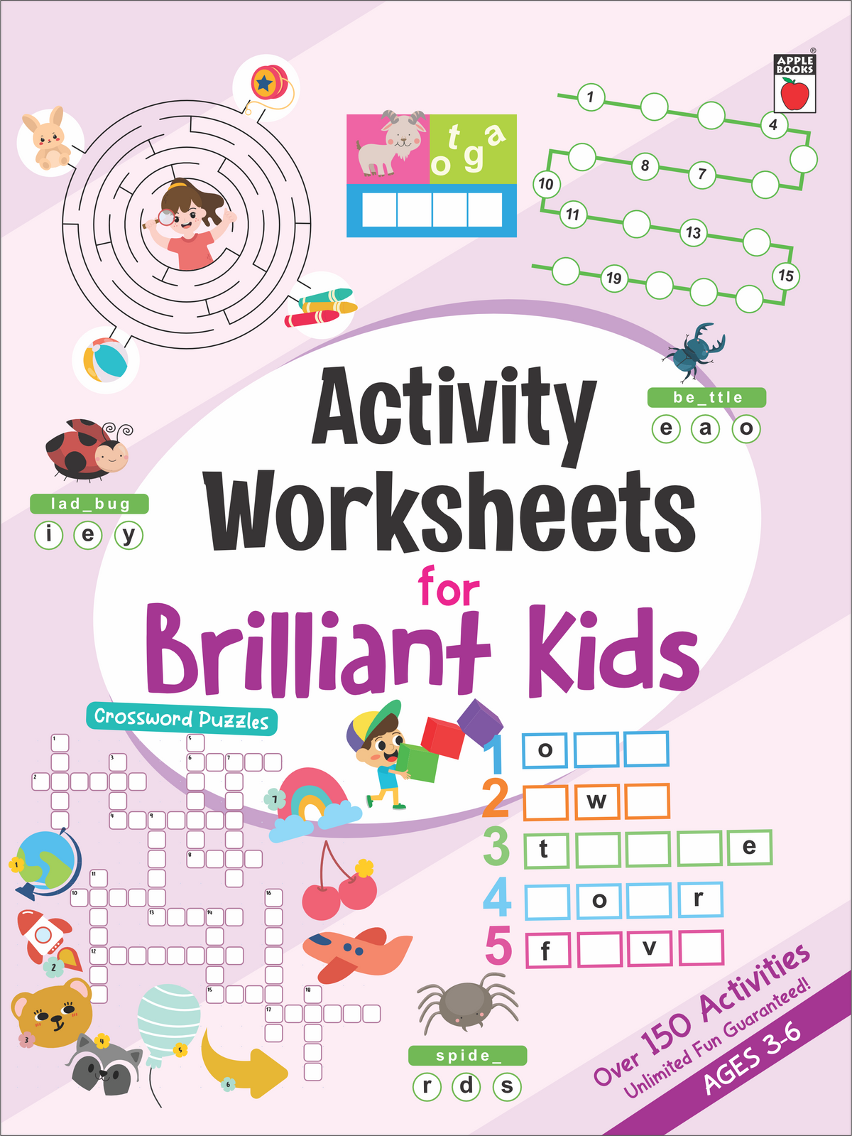 Activity Worksheets 4 Books Set Combo