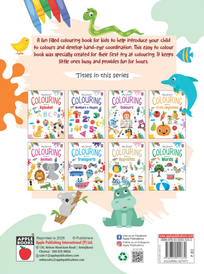 My Smart Colouring Book of Animals