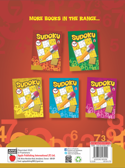 Sudoku (A5) Book - 1 — inside pages