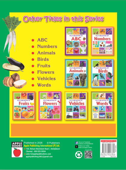My First Picture Book Of Vegetables — inside pages