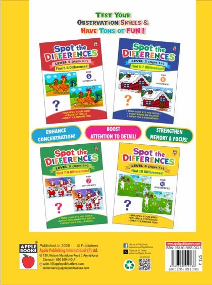Spot The Differences level-4 (Ages 7+) — inside pages