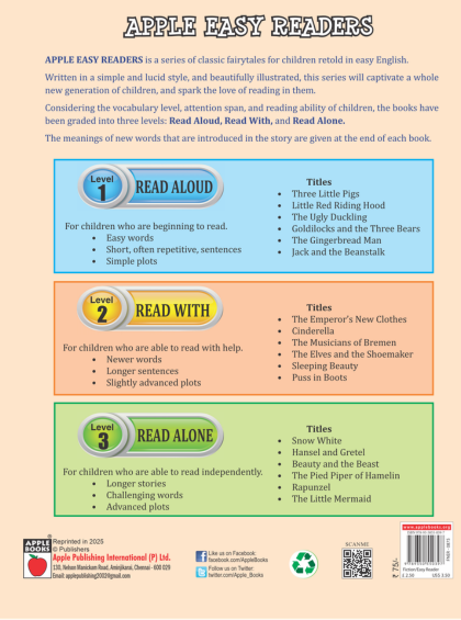 Apple Easy Readers-Cinderella — inside pages