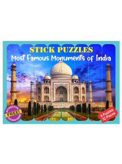 Stick Puzzles Most Famous Monuments Of India — cover