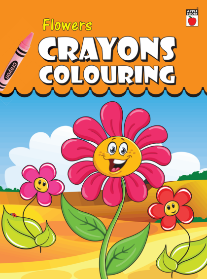 Crayon Colouring – Flowers