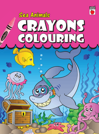 Crayon Colouring – Sea Animals