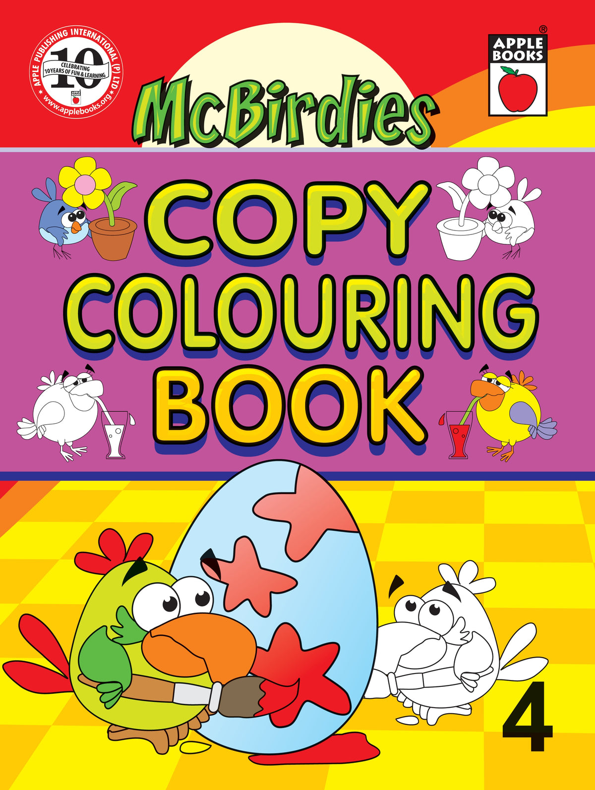 Mc Birdies Copy Colouring Book - 4