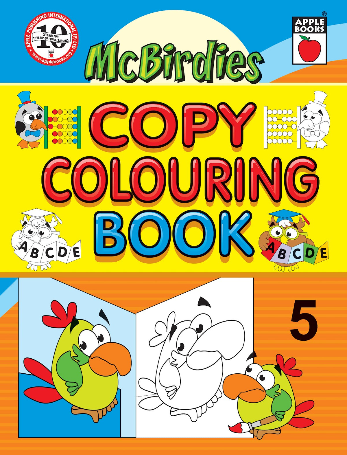 Mc Birdies Copy Colouring Book - 5