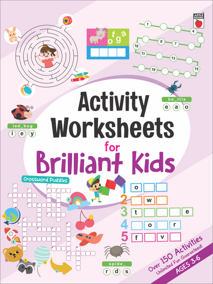Activity Worksheets 4 Books Set Combo