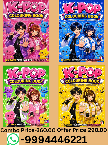 K- Pop Colouring Books Combo