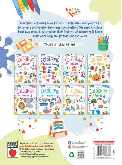 My Smart Colouring Book of Colours