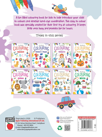 My Smart Colouring Book of Transports