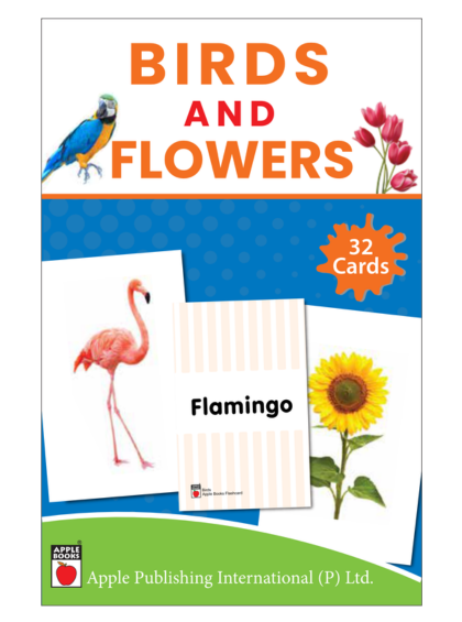 Birds & Flowers - 32 Flash Cards — cover