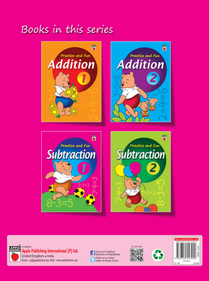 Math Practice Book - Subtraction -1 — inside pages