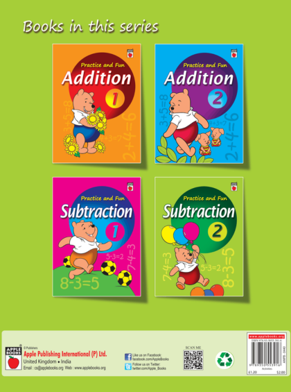 Math Practice Book - Subtraction -2 — inside pages