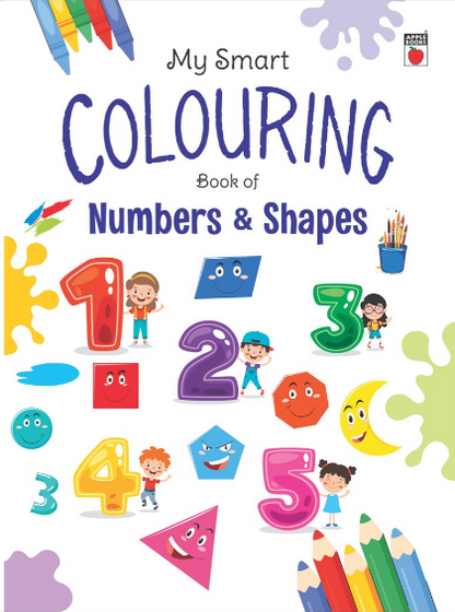 My Smart Colouring Book of Numbers & Shapes